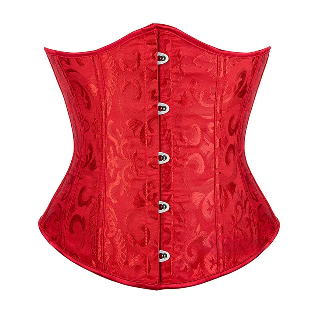 Corset color rojo moldeador de cintura para halloween