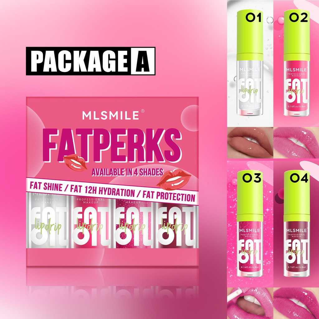 Set de labiales para brillo e hidratacion en los labios. (A)