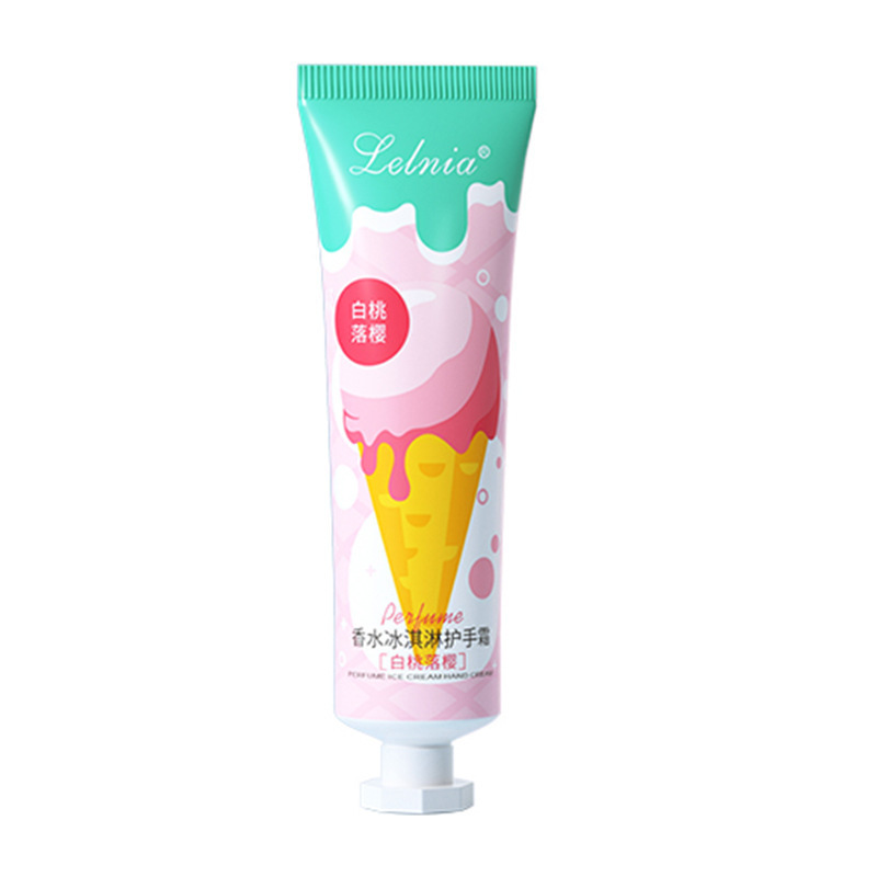 Crema de manos con aroma a helado.