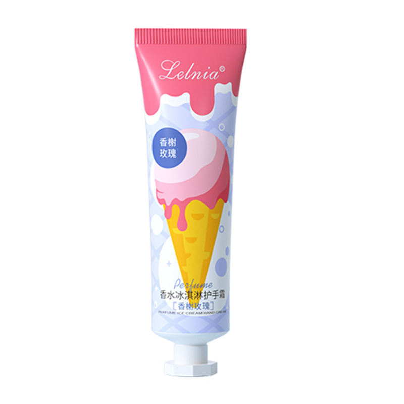 Crema de manos con aroma a helado.