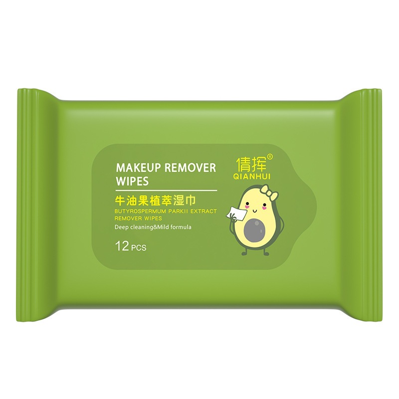 Toallitas desmaquillantes de aguacate.