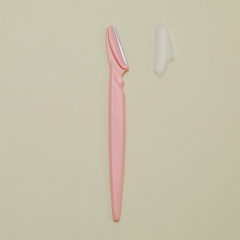 Maquinilla de afeitar para cejas. (ROSADO)