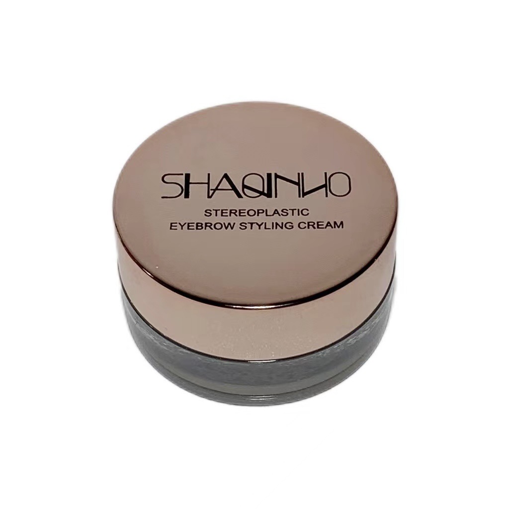 Crema estereoplástica para peinar cejas.