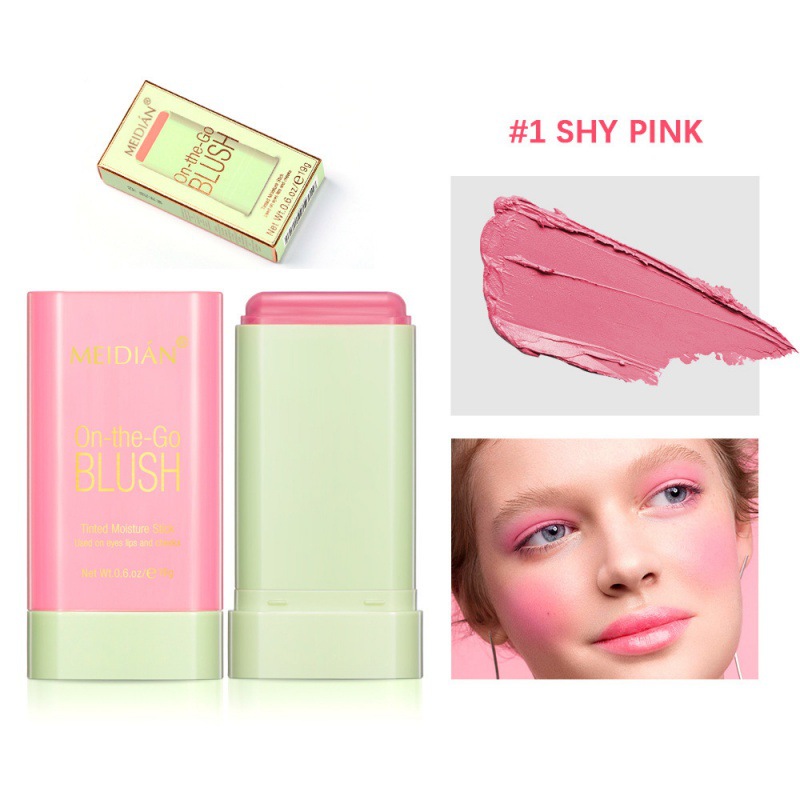 Barra hidratante para mejillas labios e incluso ojos. (#01 SHY PINK)