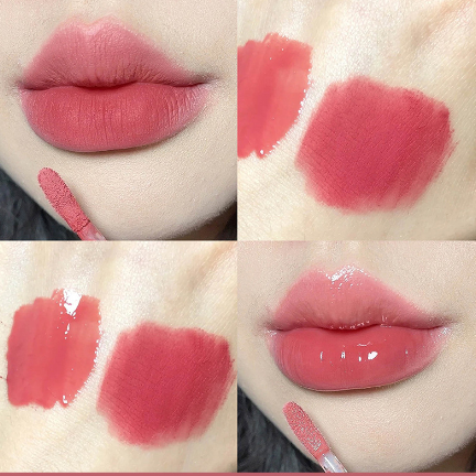 Tinte o brillo de labios de doble punta mate/aterciopelado. (#03)