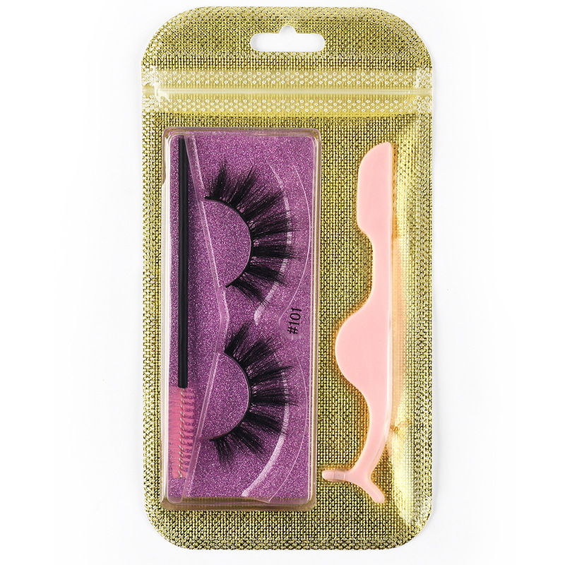 Kit de pestañas postizas 3D. (#101)