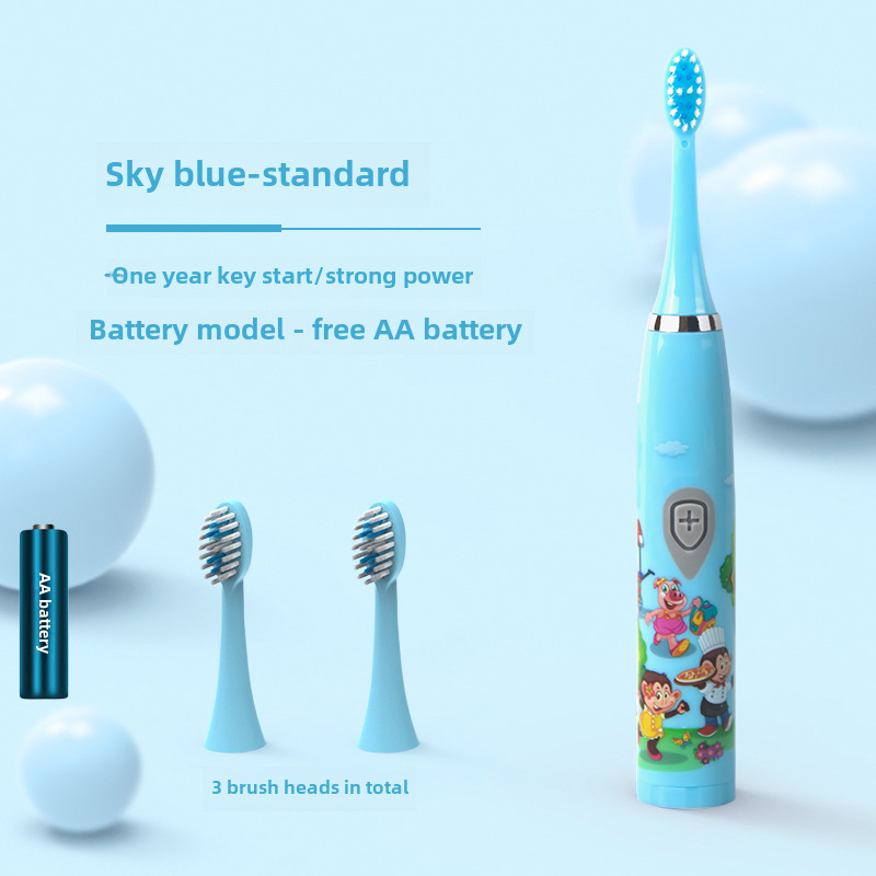 Cepillo de dientes eléctrico, suave, con carga USB.