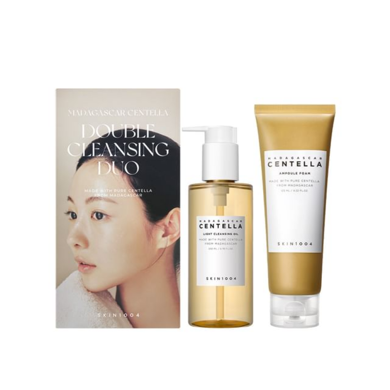 SKIN 1004 - Set de Aceite Limpiador y Espuma Limpiadora Madagascar Centella Double Cleansing Duo Set