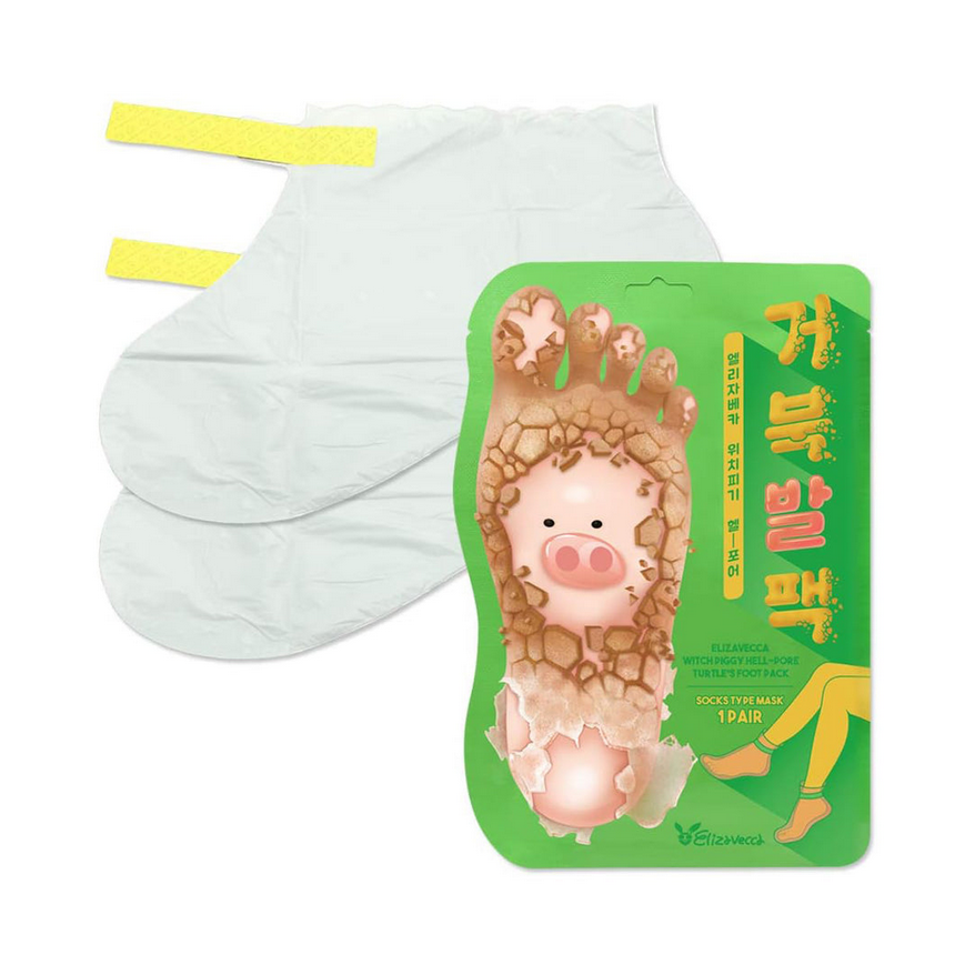 Elizavecca - Exfoliante Witch Piggy Hell Pore Turtle's Foot Pack