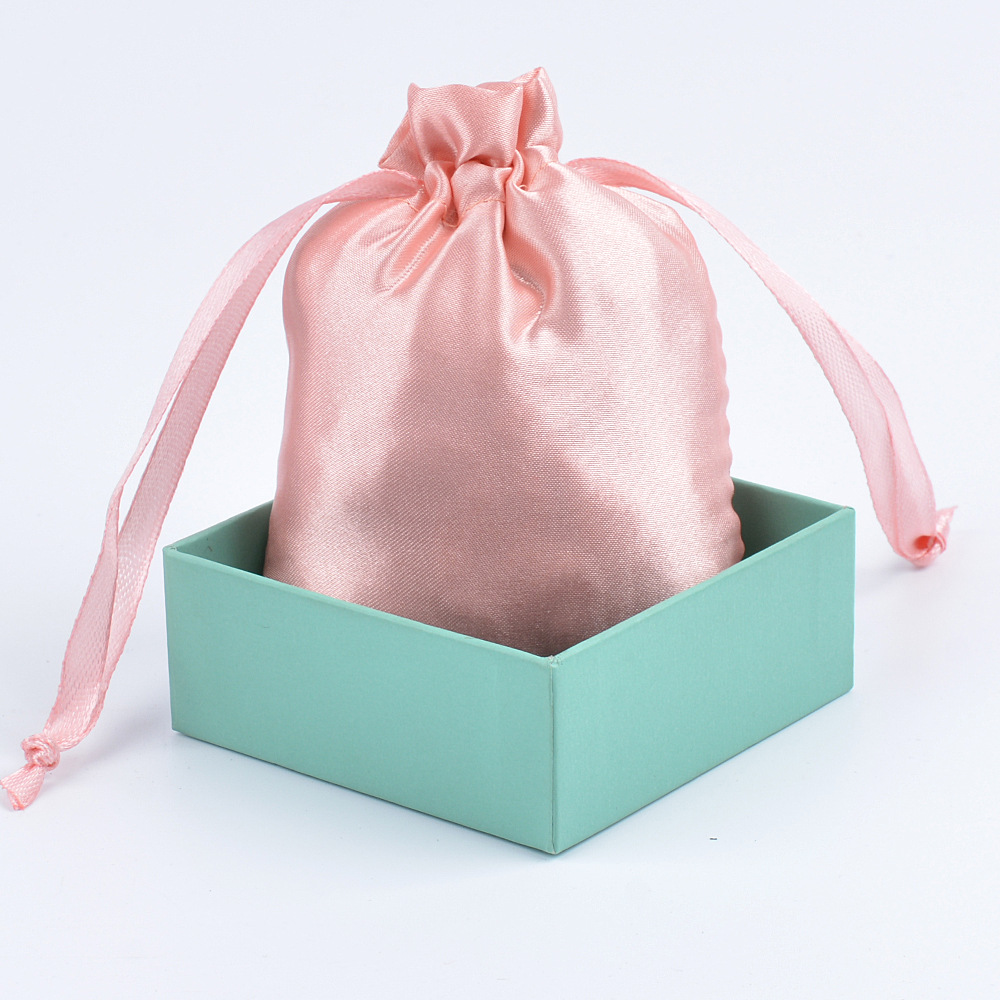 Bolsa de tela de seda (10x15) ROSADO CLARO