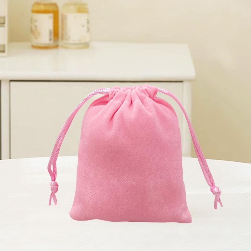 Bolsa de franela (7X9) ROSADO