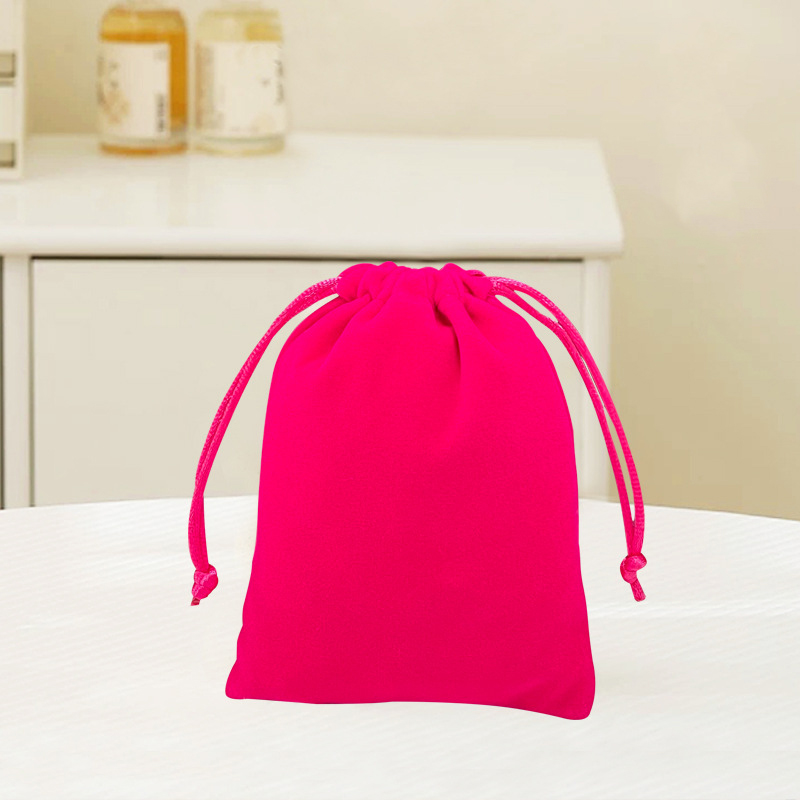 Bolsa de franela (7X9) ROSADO OSCURO