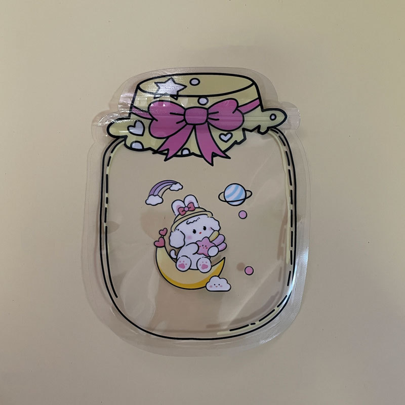 Bolsa de empaque con forma de conejo (13X17cm X 13X17cm) AMARILLO