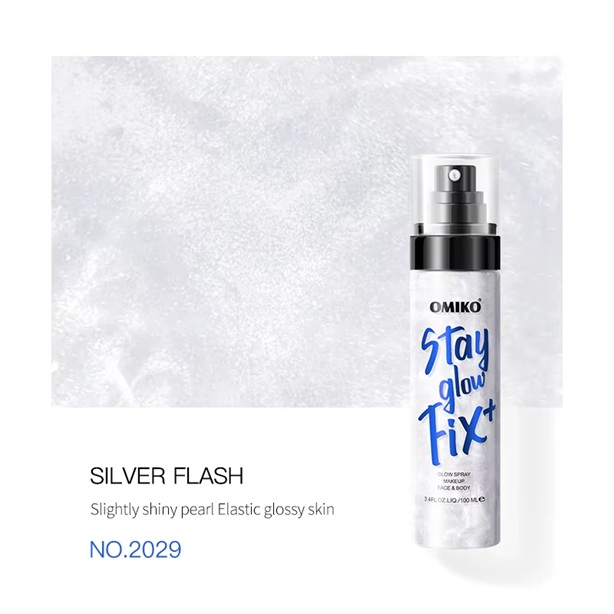 Spray fijador de maquillaje para rostro y cuerpo