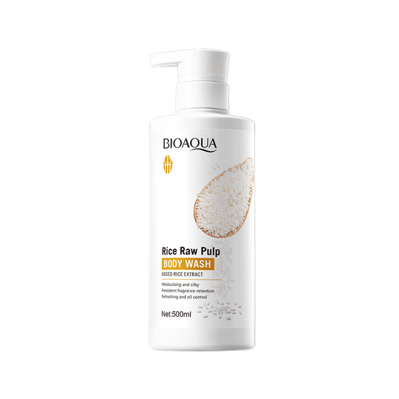 Gel de baño de arroz