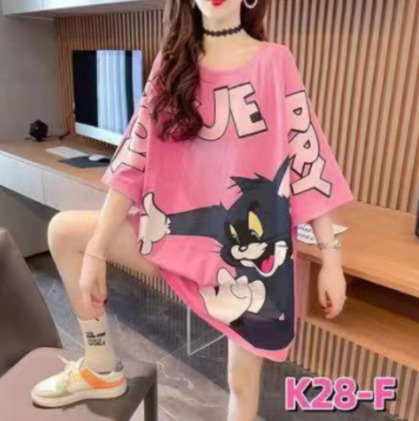 Camison Oversided de dibujos animados