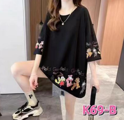 Camison Oversided de dibujos animados