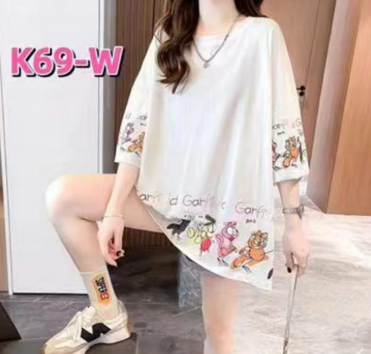 Camison Oversided de dibujos animados