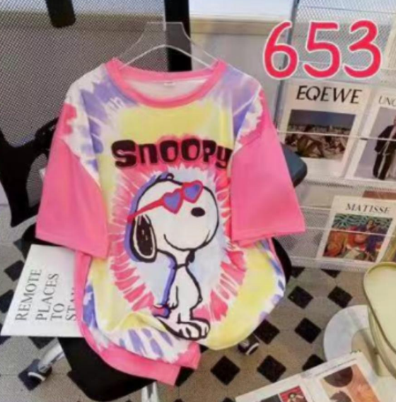 Camison Oversided de dibujos animados