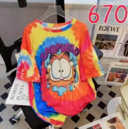 Camison Oversided de dibujos animados