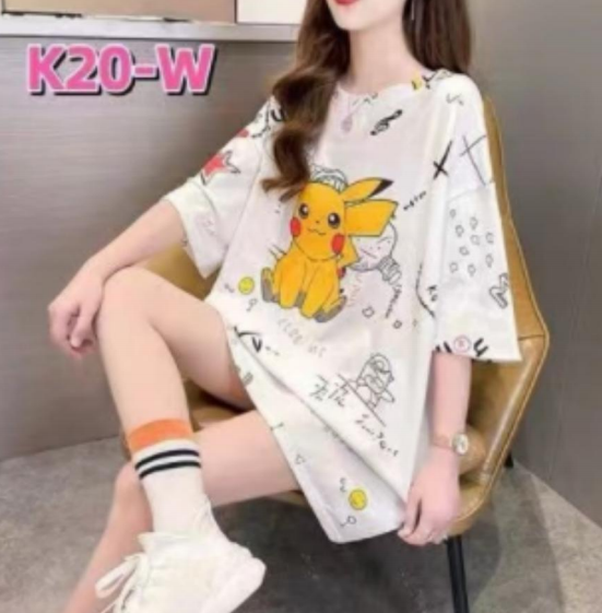 Camison Oversided de dibujos animados