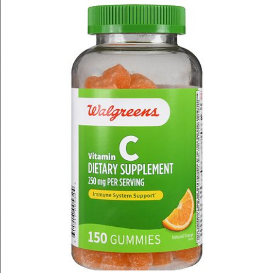 Walgreens Vitaminc C gummies 150ct