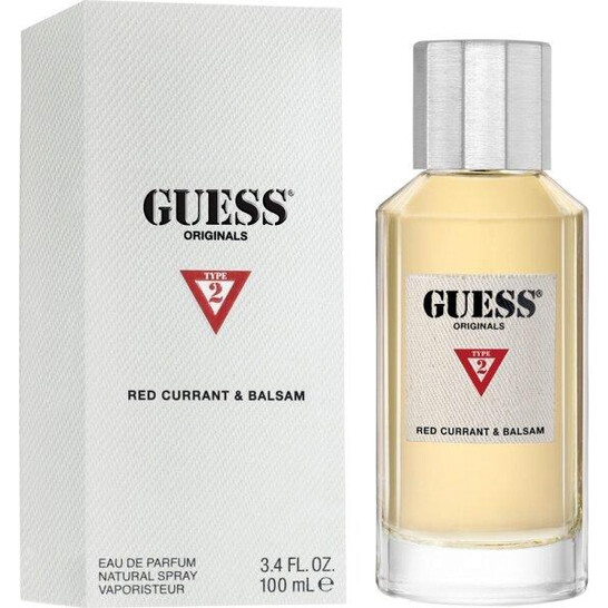GUESS ORIGINALS TYPE 2 RED CURRANT &amp; BALSAM UNISEX 3.4 OZ EDP SP