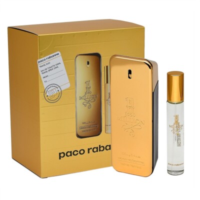 SET PACO RABANNE ONE MILLION MEN ( 2 PC ) 3.4 OZ EDT SP + 0.33 OZ EDT SP