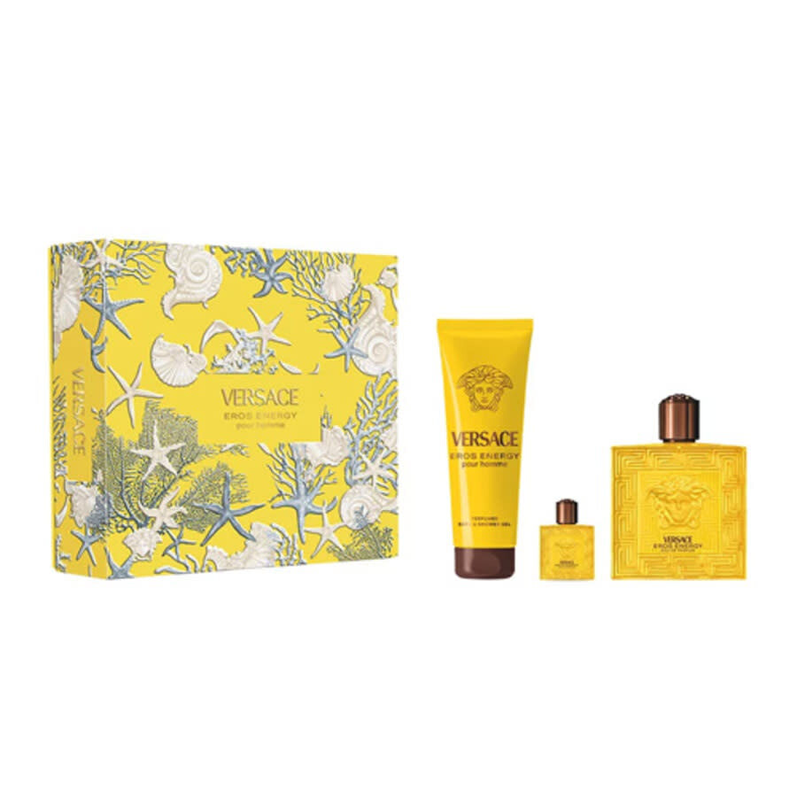 VERSACE EROS ENERGY SET 3p 3.4oz