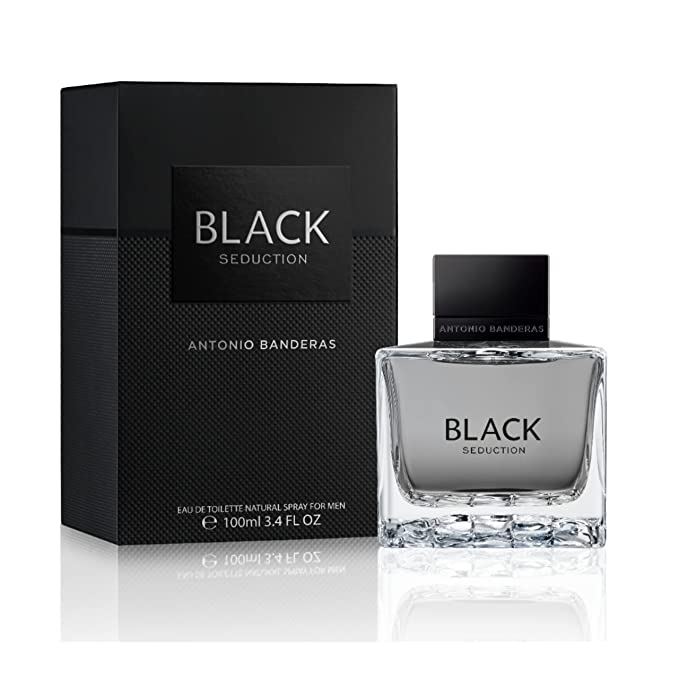 SEDUCTION BLACK 3.4oz M EDT SPRY