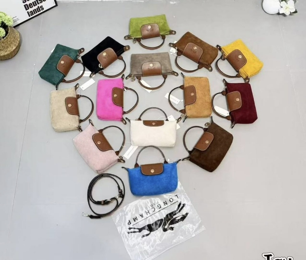 Cartera Longchamp Mini Terciopelo