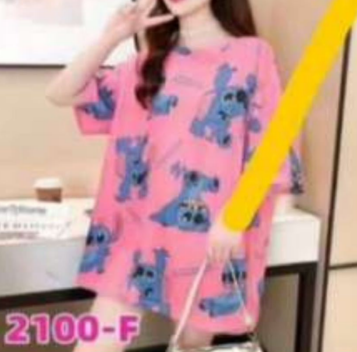 Camison oversized de dibujos animados