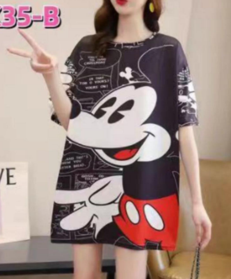 Camison oversized de dibujos animados