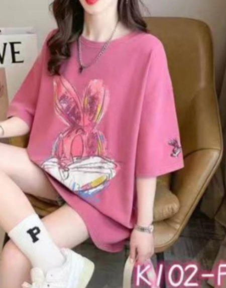 Camison oversized de dibujos animados