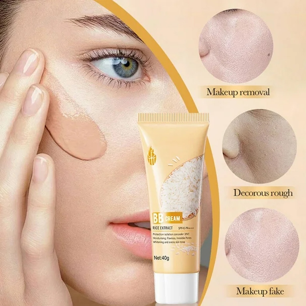 Crema BB de Pulpa Cruda de Arroz Bioaqua.