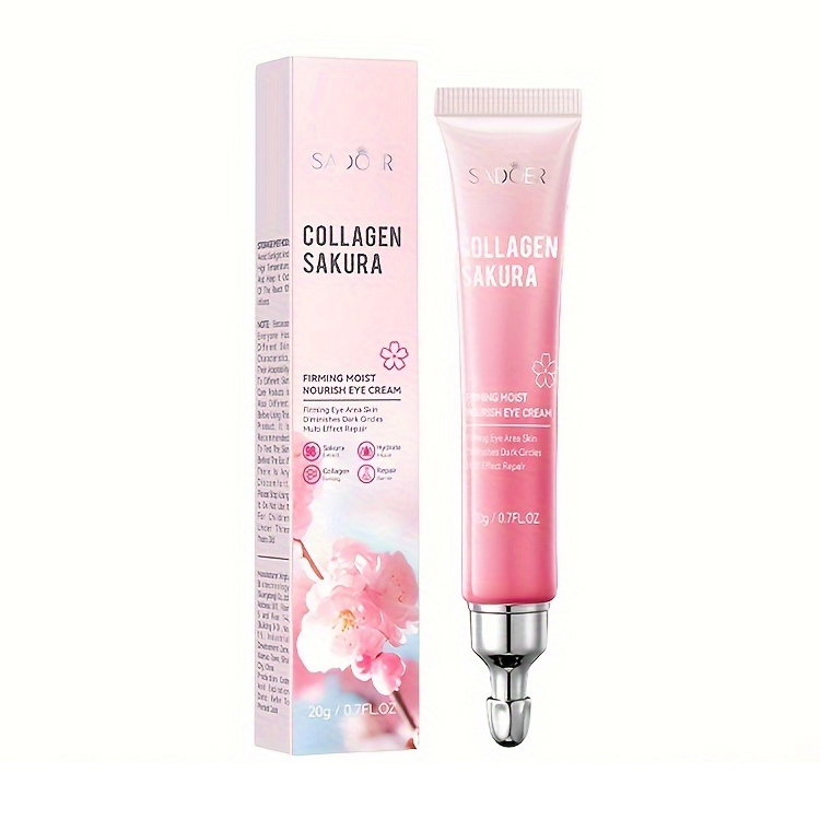 Crema Reafirmante e Hidratante para Ojos SADOER Collagen Sakura