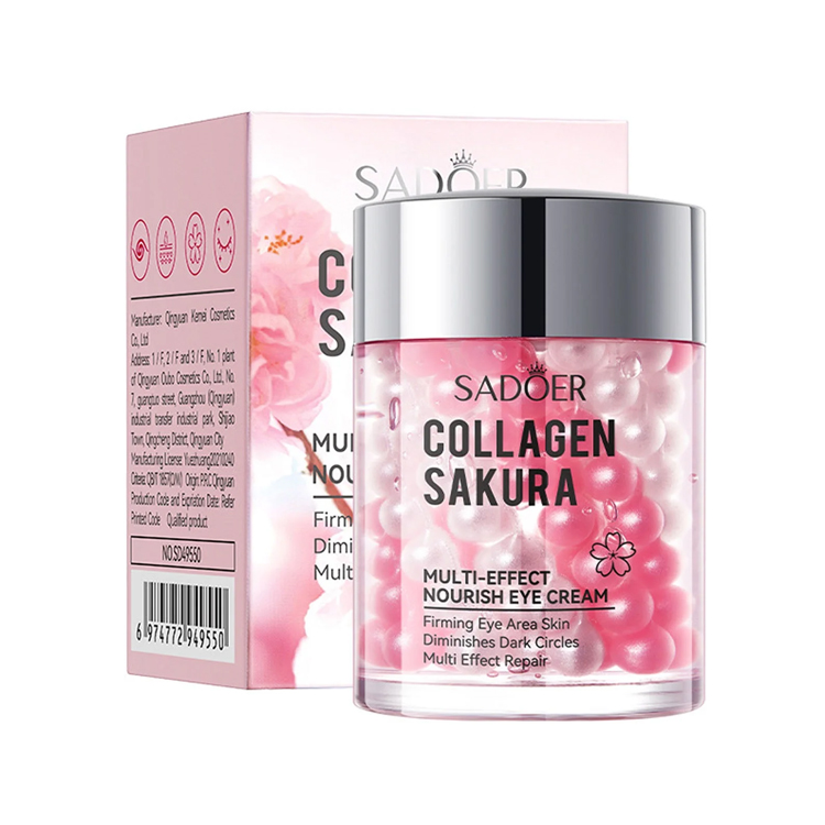 Crema Nutritiva Multiefecto para Ojos con Colágeno y Sakura de SADOER
