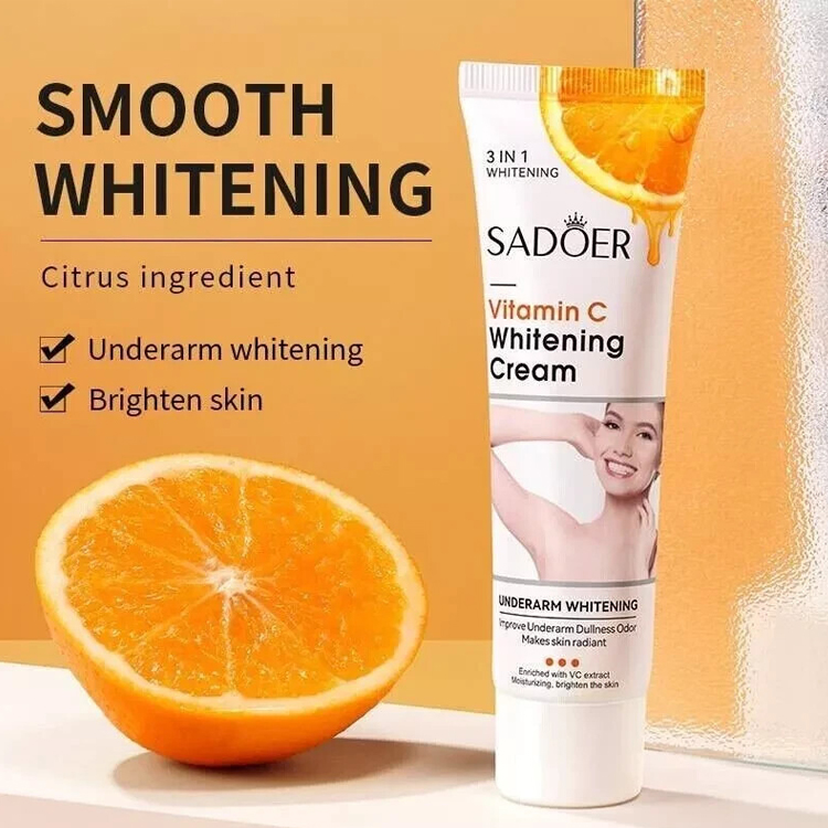 Crema Blanqueadora con Vitamina C "3 en 1" de SADOER