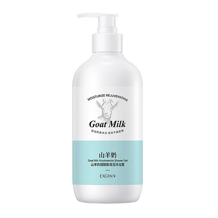 Gel de Ducha con Leche de Cabra y Nicotinamida de EXGYAN