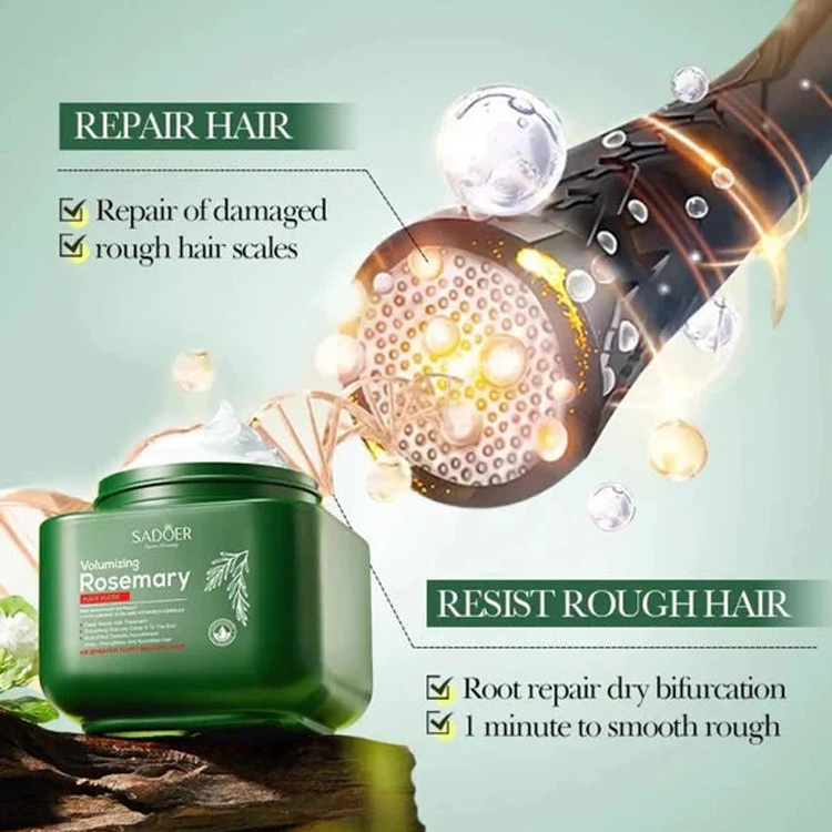 Mascarilla Capilar Voluminizadora con Extracto de Romero de SADOER