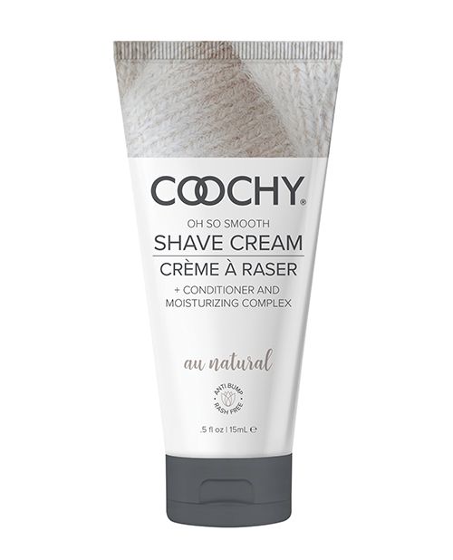 COOCHY Shave Cream - .5 oz Au Natural