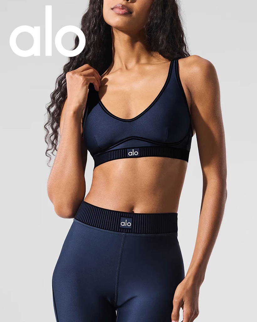 Conjunto Alo Yoga A2412U Navy Blue