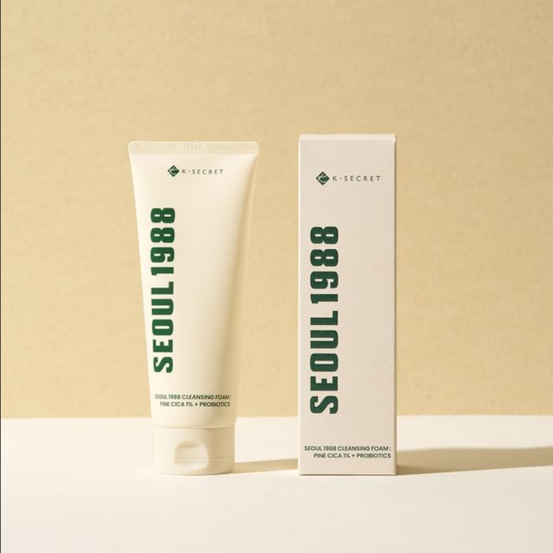 KSecret SEOUL 1988 Cleansing Foam : Pine Cica 1% + Probiotics [150ml]