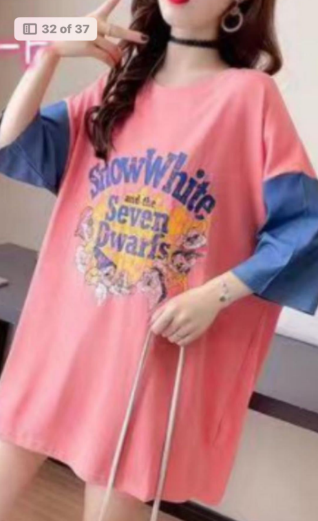 Camison oversized unitalla