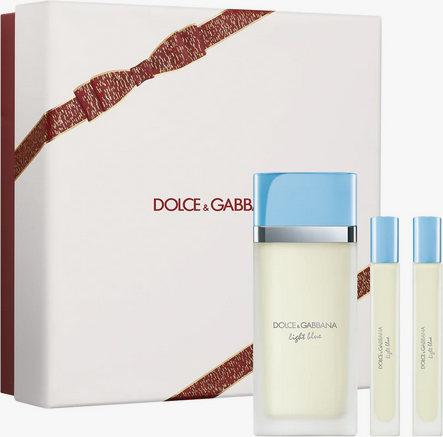 LIGHT BLUE D&amp;G SET 3p 3.3oz W ED