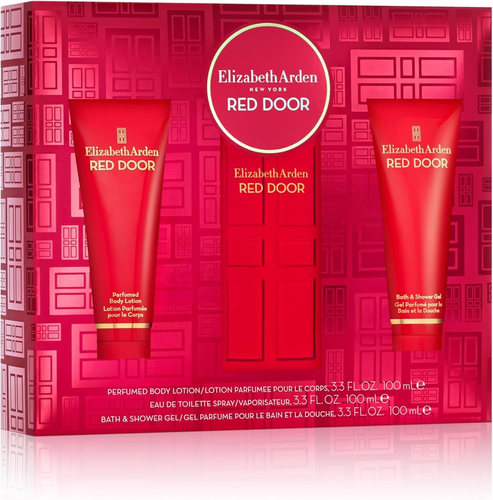 RED DOOR SET 3p 3.3oz W EDT SPRY