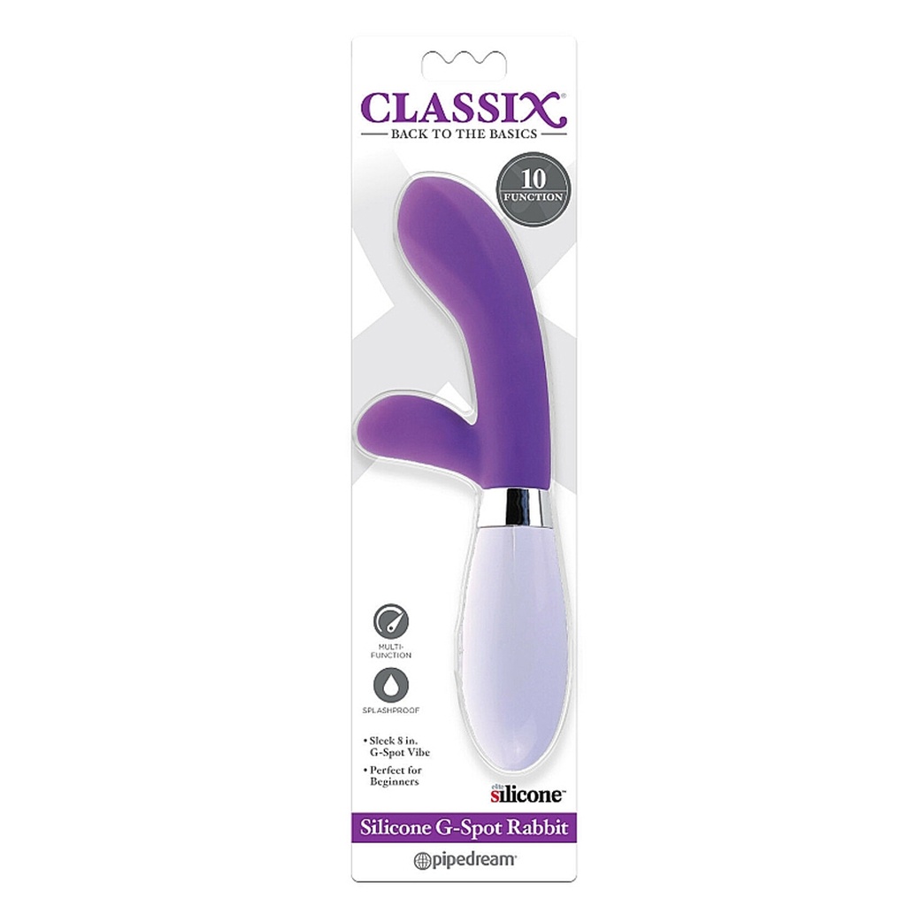 Classix Silicone G-Spot Rabbit - Purple