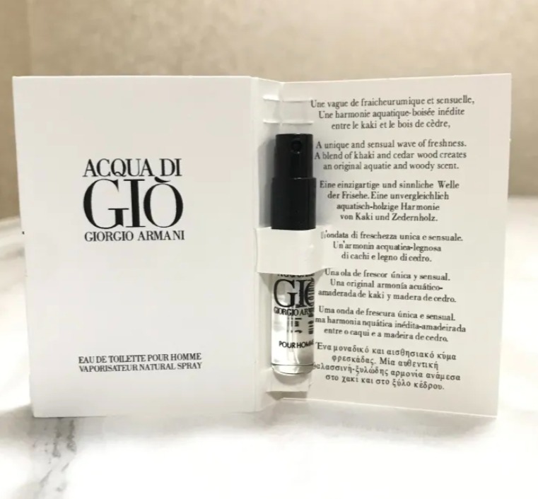 Viales 2ML Acqua Di Gio EDT