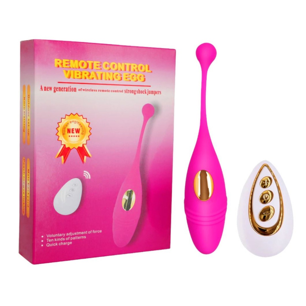 Vibrador en forma de huevo con control remoto