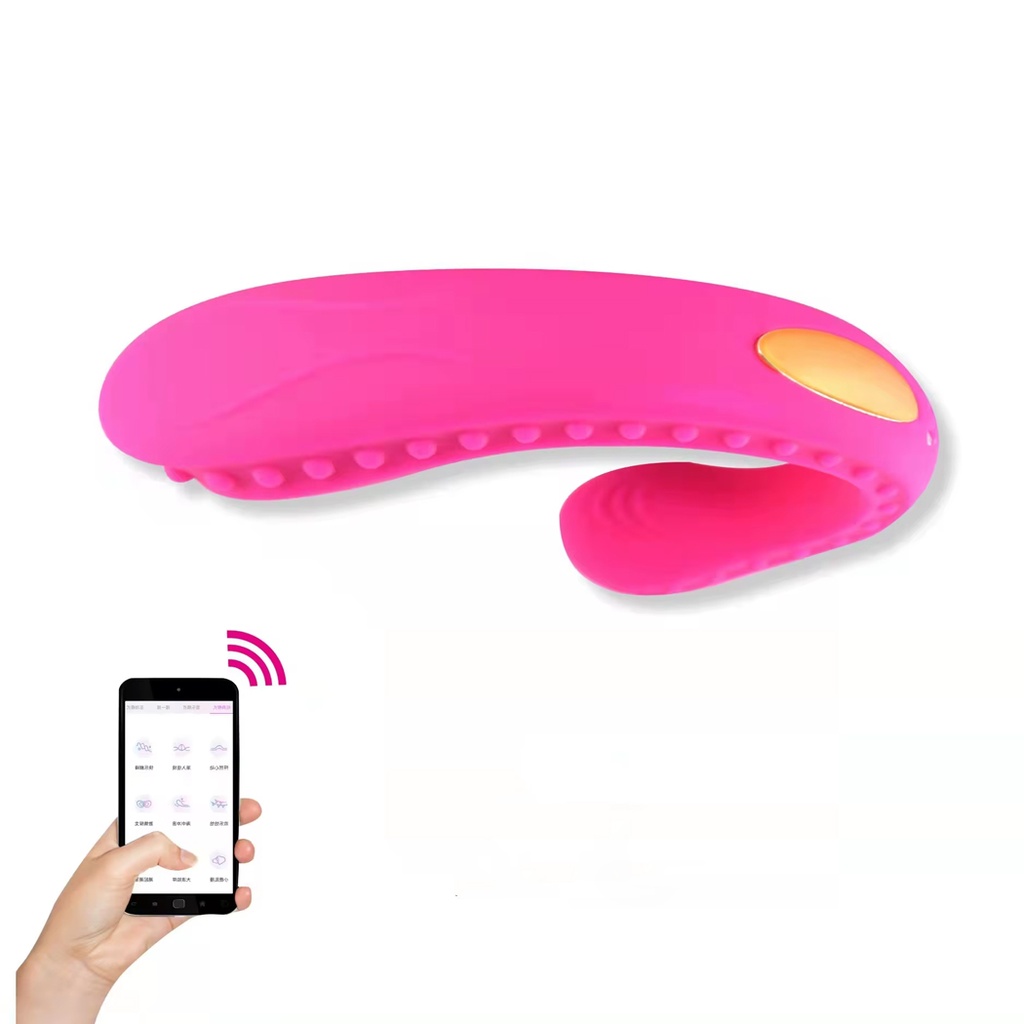 Vibrador masajeador de silicona